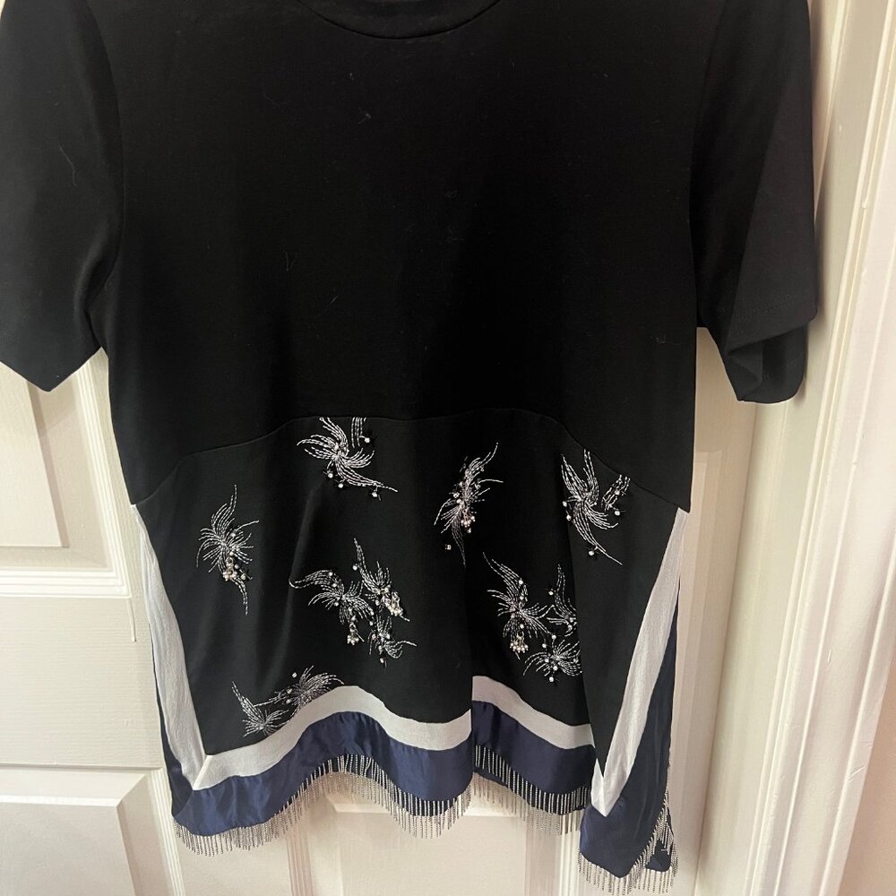 3.1 Phillip Lim Split Hem Embellished T-shirt